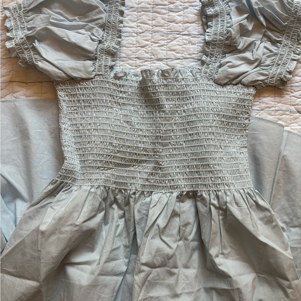 o.p.t/ Few Moda smocked dress